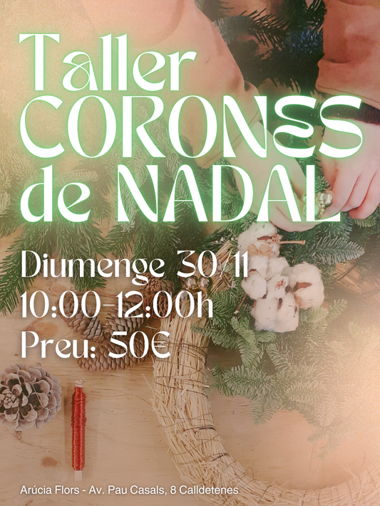Taller de corones de Nadal